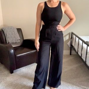 Black Cutout Jumpsuit